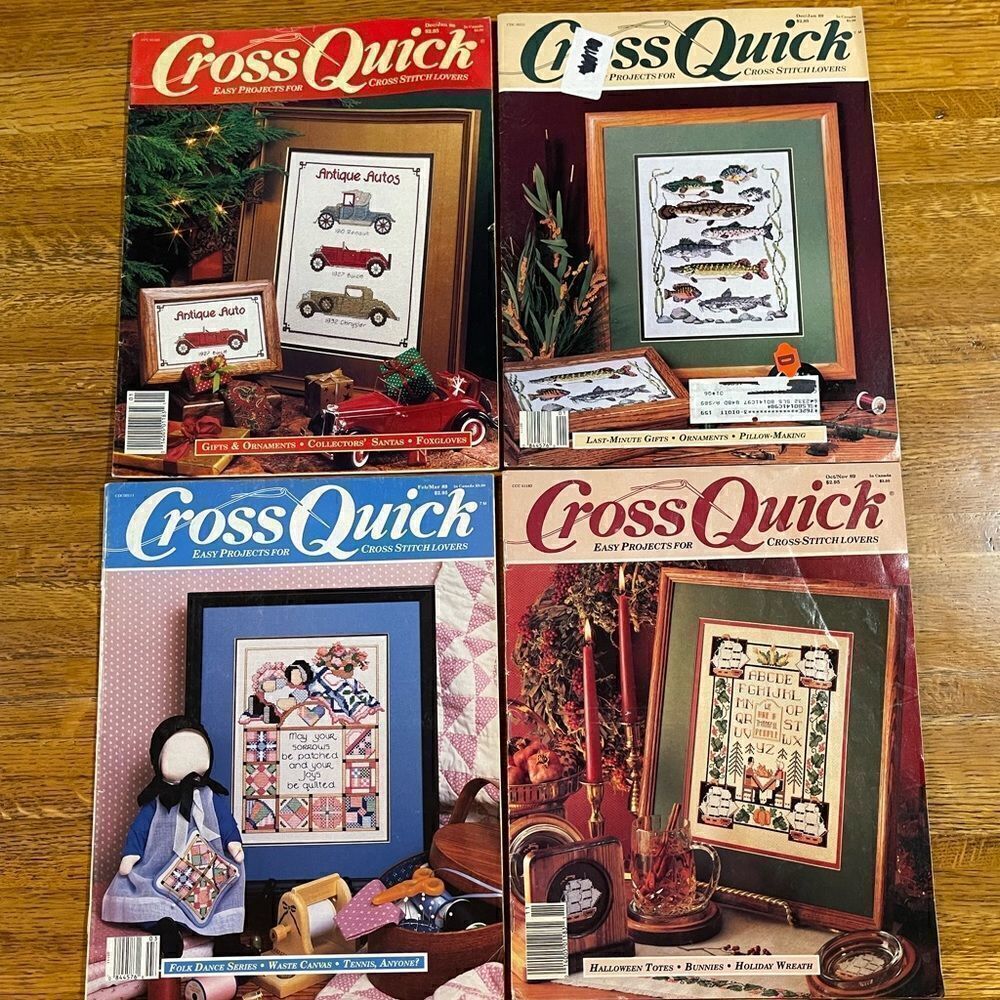 Vintage Cross Quick Magazines Set of 4